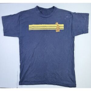 Vintage Scooby Doo T Shirt Navy Blue Cartoon Graphic Single Stitch Men's L
